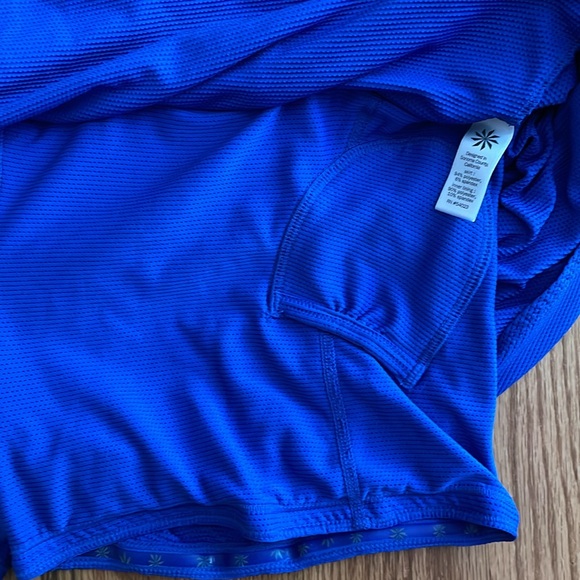 Blue Athleta Sport Skort, sz M, inner short with pockets - Picture 4 of 5